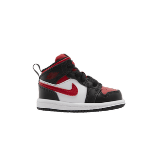 Jordan 1 Mid Black Fire Red (TD)