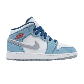 Jordan 1 Mid SE French Blue Light Steel (GS)