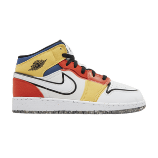 Jordan 1 Mid Multi-Color Canvas (GS)