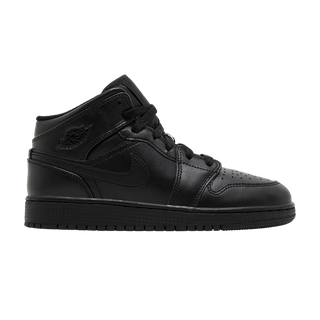 Jordan 1 Mid Triple Black (GS)