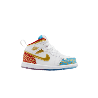 Jordan 1 Mid Sneaker School NC to Chi (TD)