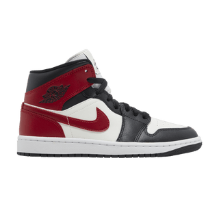 Jordan 1 Mid Gym Red Off Noir (Women's)