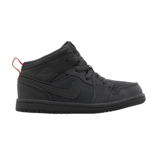 Jordan 1 Mid SE Craft Dark Smoke Grey Varsity Red Black (TD)