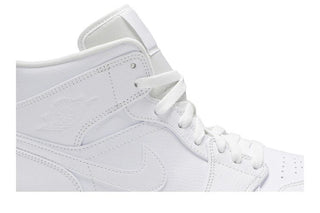 Jordan 1 Mid Triple White (2020)