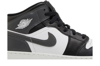 Jordan 1 Mid Black White Iron Grey (GS)