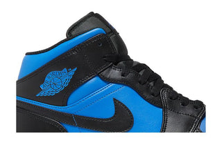 Jordan 1 Mid Black Royal Blue