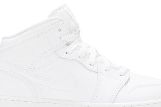 Jordan 1 Mid Triple White (2020) (GS)