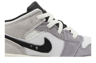 Jordan 1 Mid SE Craft White Cement Grey Black (TD)