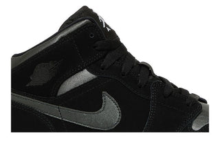 Jordan 1 Mid White Black Grey (GS)