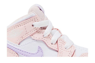 Jordan 1 Mid Pink Wash White Violet Frost (TD)