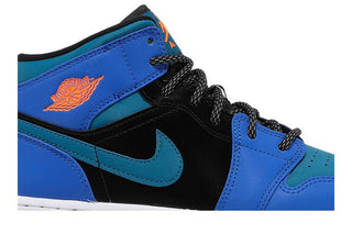 Jordan 1 Mid Racer Blue Green Abyss (GS)