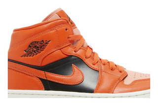 Jordan 1 Mid SE Rush Orange Crimson Bliss (Women's)