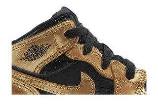 Jordan 1 Mid SE Metallic Gold Black (TD)