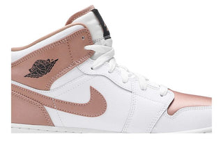 Jordan 1 Mid White Rose Gold (GS)