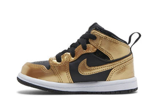 Jordan 1 Mid SE Metallic Gold Black (TD)