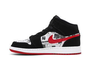 Jordan 1 Mid Newspaper Air Times (GS)