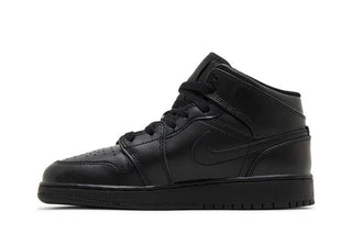 Jordan 1 Mid Triple Black (GS)