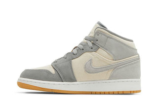 Jordan 1 Mid SE Coconut Milk Particle Grey (GS)