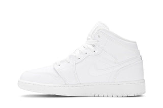 Jordan 1 Mid Triple White (2020) (GS)