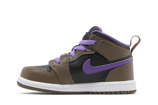 Jordan 1 Mid Palomino Wild Berry White (TD)