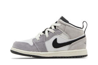 Jordan 1 Mid SE Craft White Cement Grey Black (TD)