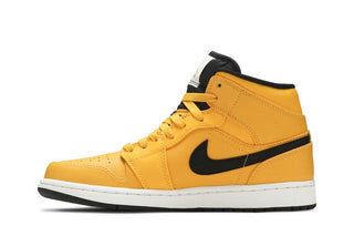 Jordan 1 Mid University Gold Black