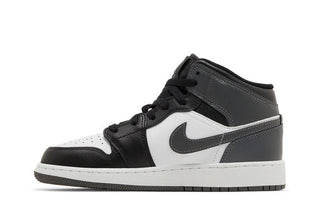 Jordan 1 Mid Black White Iron Grey (GS)