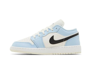 Jordan 1 Low Ice Blue Black (GS)