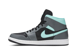 Jordan 1 Mid Grey Aqua