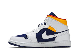 Jordan 1 Mid Royal Blue Laser Orange