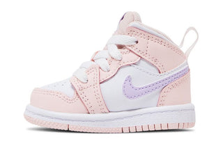 Jordan 1 Mid Pink Wash White Violet Frost (TD)