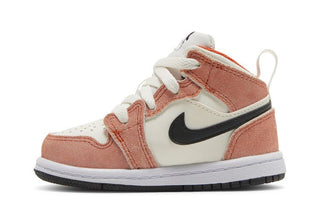 Jordan 1 Mid SE Orange Suede (TD)