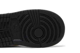 Jordan 1 Mid Patent Black White Gold (TD)