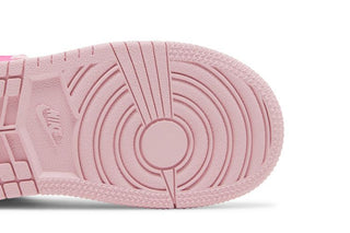 Jordan 1 Mid White Fierce Pink (TD)