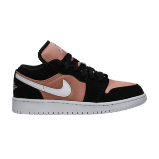 Jordan 1 Low Black White Rose Gold (GS)