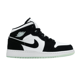 Jordan 1 Mid White Black Teal Tint (GS)
