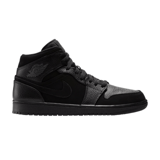 Jordan 1 Mid Black Dark Smoke Grey