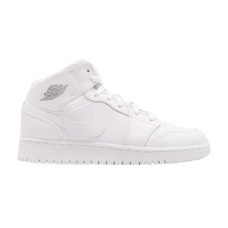 Jordan 1 Mid White Pure Platinum (2018) (GS)