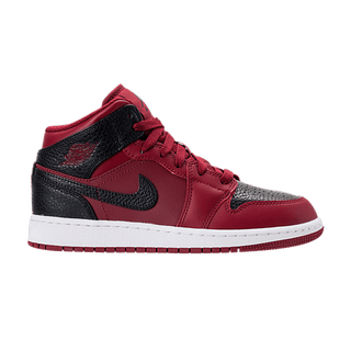 Jordan 1 Mid Team Red Black White (GS)