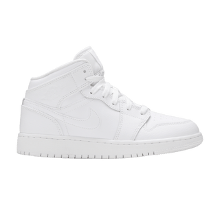 Jordan 1 Mid Triple White (2020) (GS)