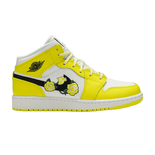 Jordan 1 Mid Dynamic Yellow Floral (GS)
