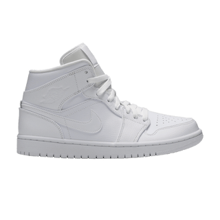 Jordan 1 Mid Triple White (2020)