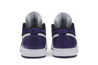 Jordan 1 Low Court Purple Black