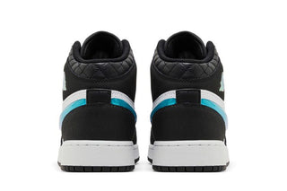 Jordan 1 Mid SE Black White Hyper Jade (GS)