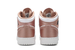 Jordan 1 Mid White Rose Gold (GS)