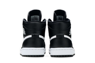 Jordan 1 Mid Black White (Women's)