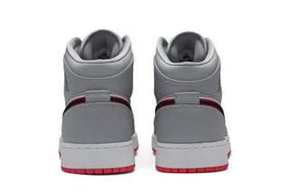 Jordan 1 Mid Wolf Grey Racer Pink Black (GS)