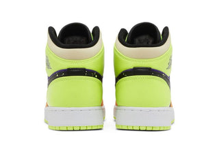 Jordan 1 Mid SE Volt Vivid Orange (GS)