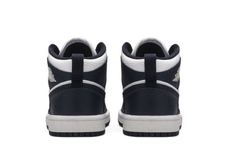 Jordan 1 Mid White Metallic Gold Obsidian (PS)