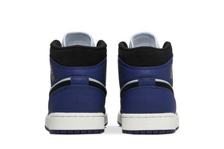 Jordan 1 Mid Deep Royal Blue Black